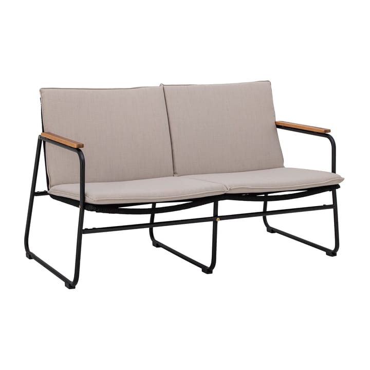 Hampton καναπές 127x71x76 εκ, Black-Μπέζ Bloomingville