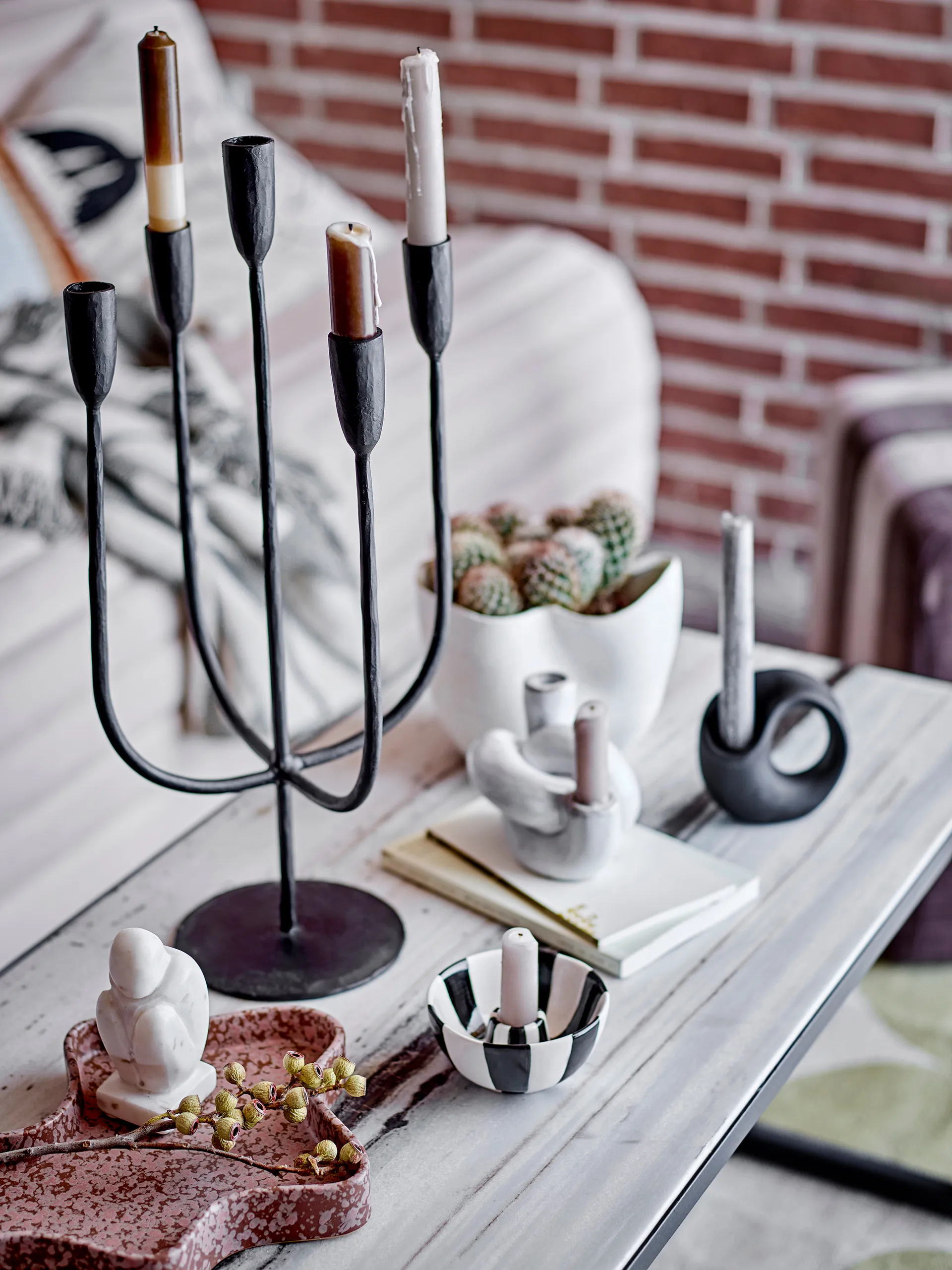 Σχοινί κηροπηγίου Haydn, Λευκό Bloomingville