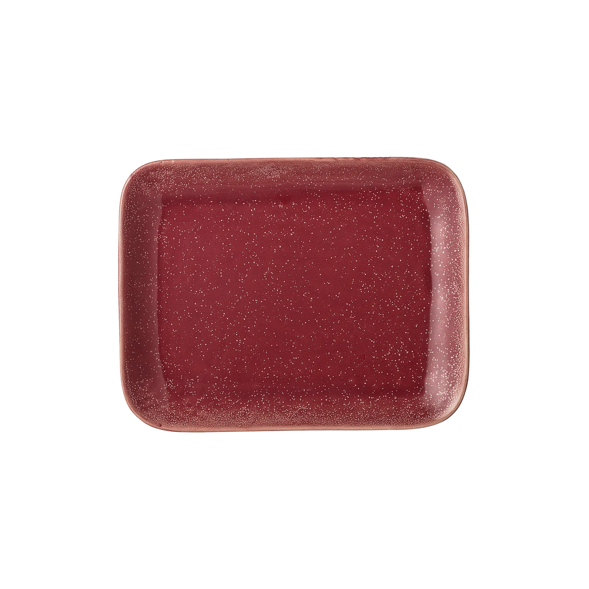 Joëlle πιάτο σερβιρίσματος, κόκκινο Bloomingville