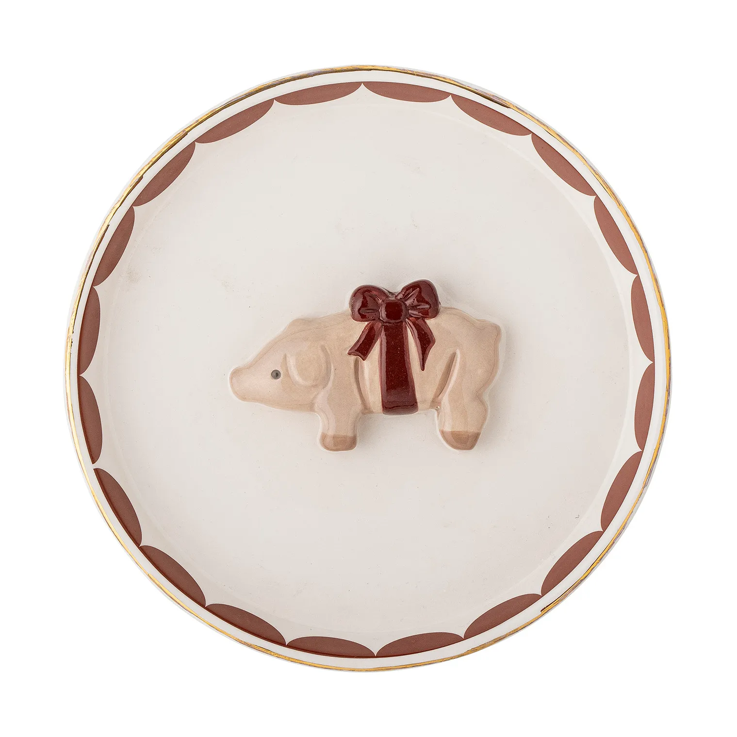 Jolly Μπολ σερβιρίσματος, Ø18 εκ, Λευκό-κόκκινο Bloomingville