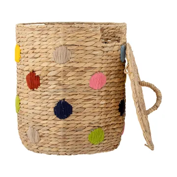 Jooha Αποθηκευτικό κουτί, με καπάκι - Φυσικό-πολύχρωμο - Bloomingville