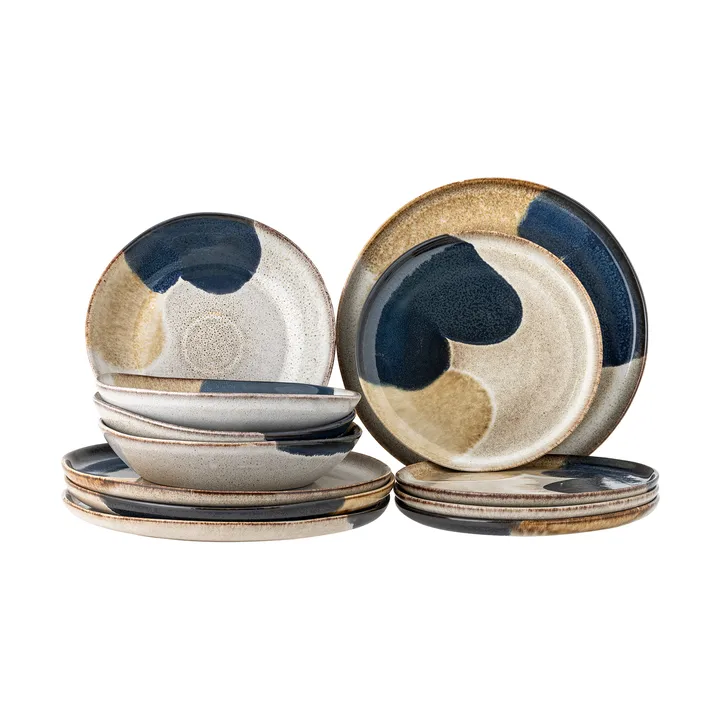 Jules σετ σερβίτσιου 12 τεμ. - Γκρι - Bloomingville