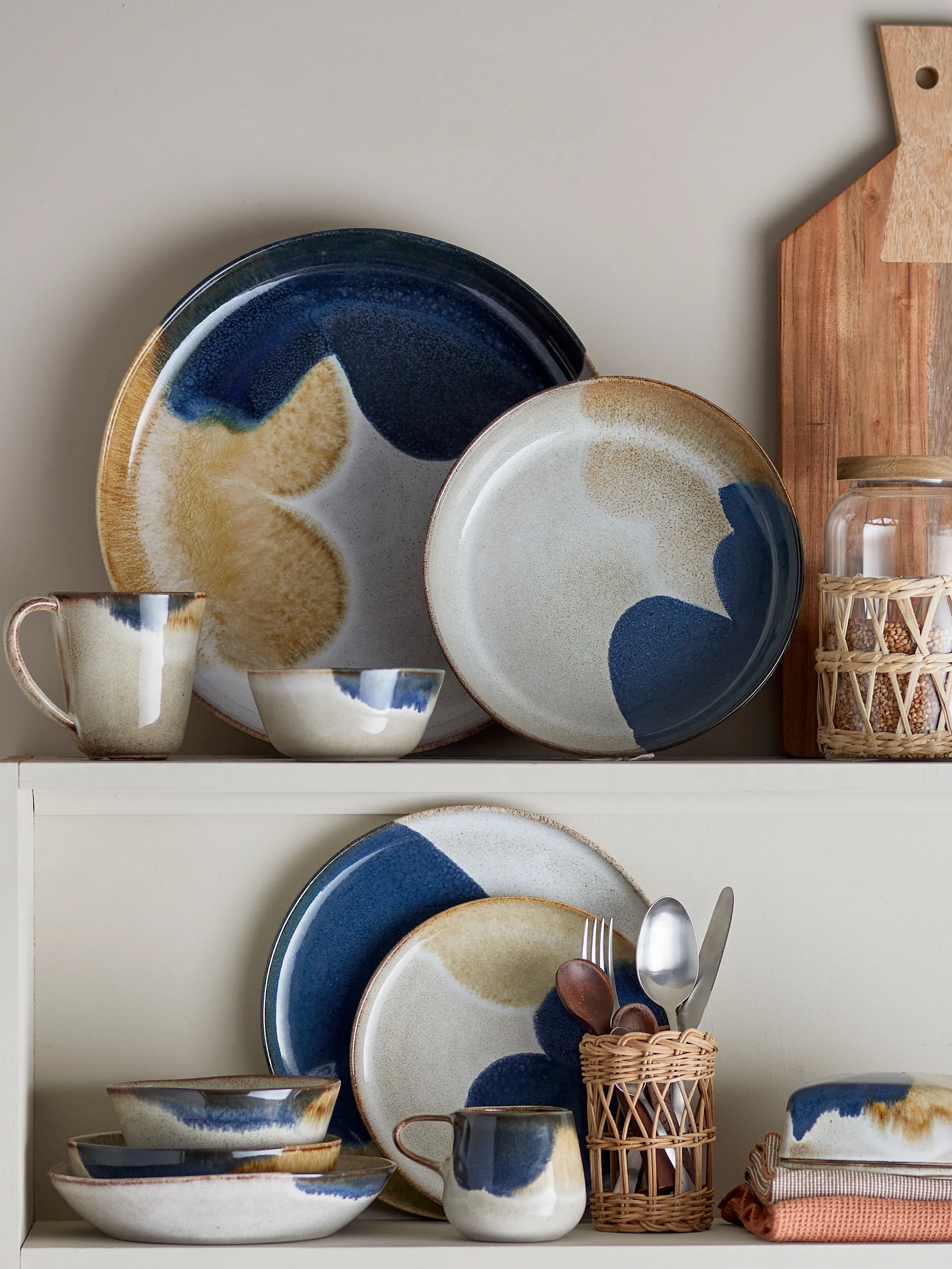 Jules σετ πρωινού 12 τεμ., Γκρι Bloomingville