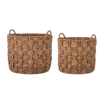 Kasia κουτί αποθήκευσης 2 τεμάχια - Καφέ - Bloomingville