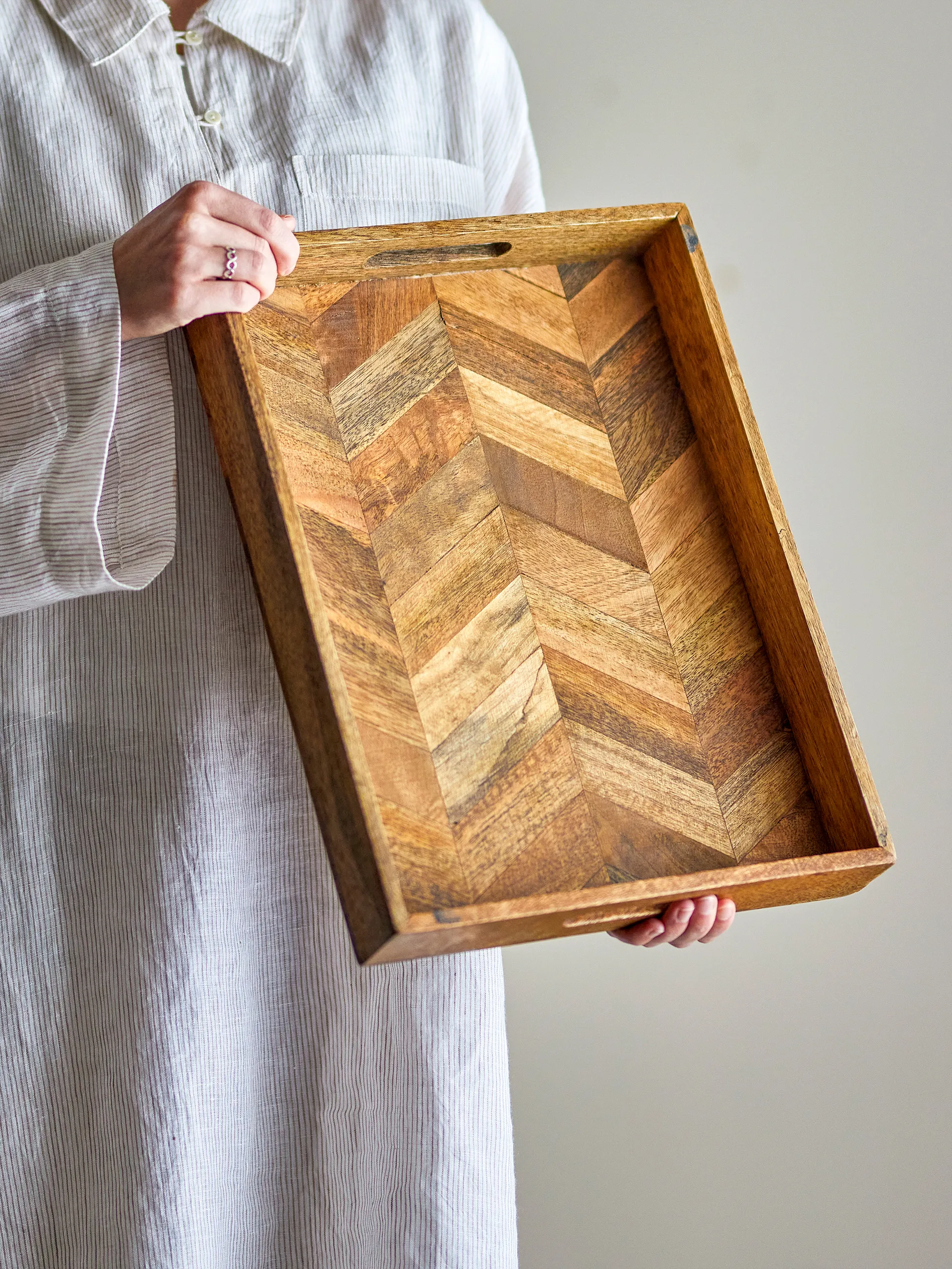 Δίσκος σερβιρίσματος Katalyn 30x40 cm, Natur Bloomingville