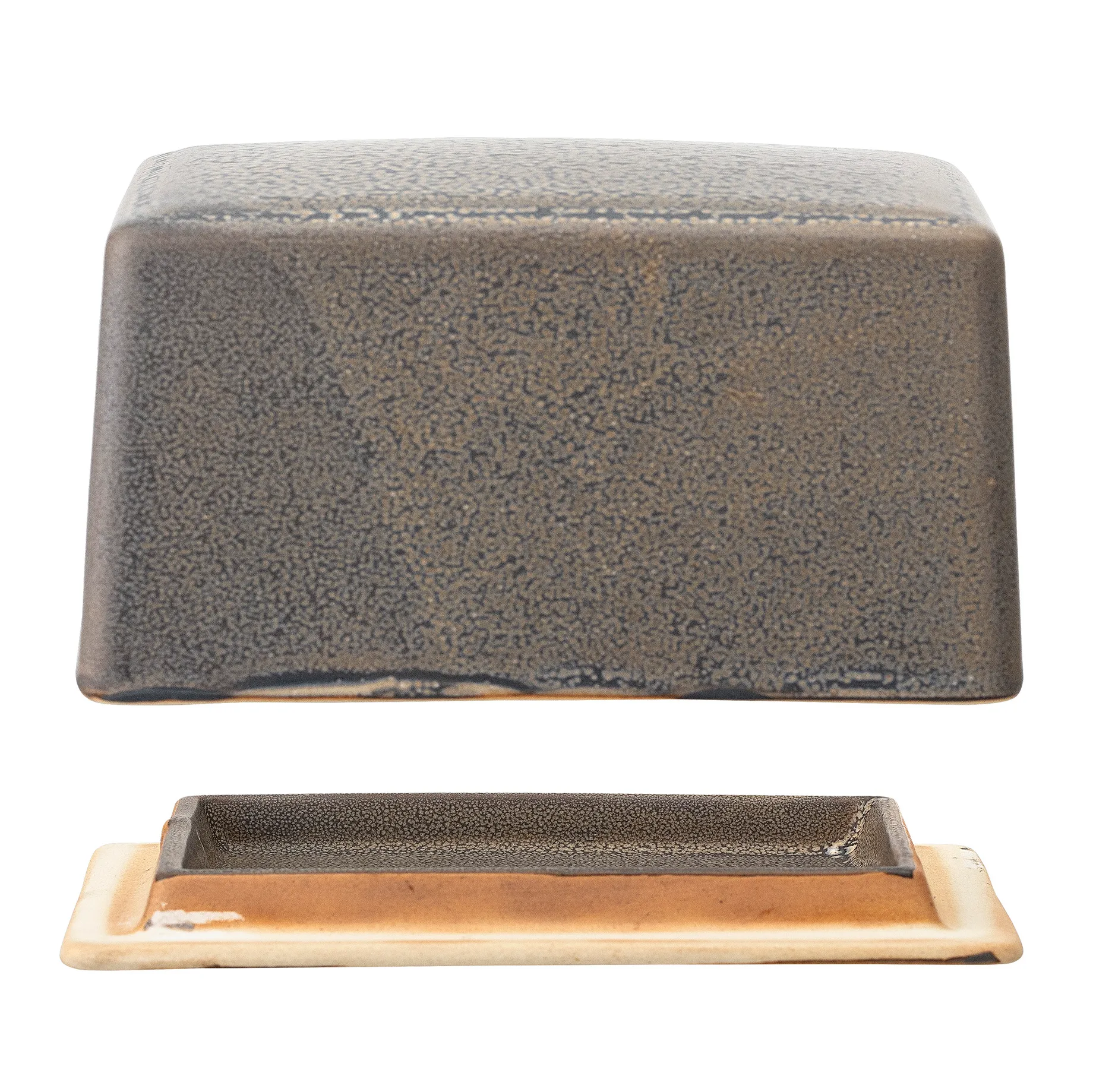 Kendra πιάτο βουτύρου πέτρινο, Γκρι Bloomingville