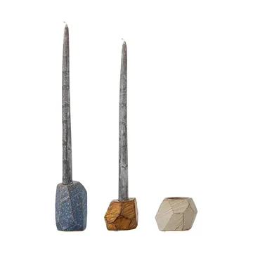 Kimber διακοσμητικό & κηροπήγιο 3 τεμ. - Μπλε - Bloomingville