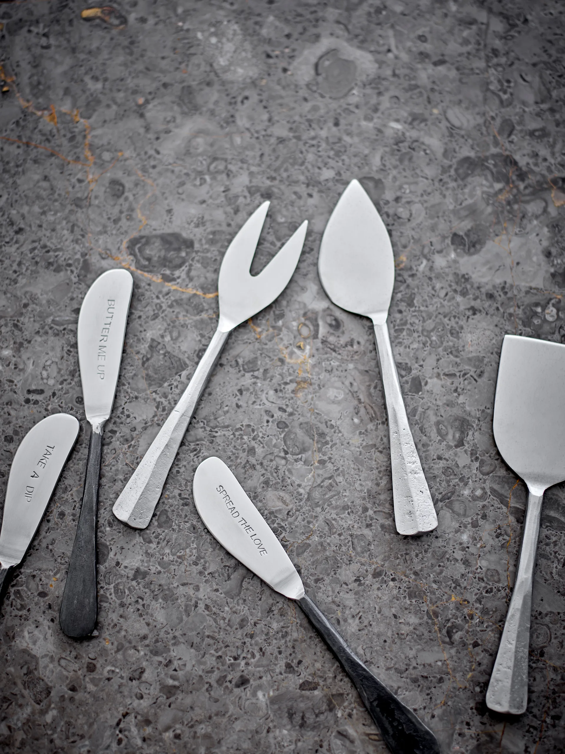 Σετ μαχαιριών τυριού Kinnie 3 τεμαχίων, Ανοξείδωτο ατσάλι Bloomingville