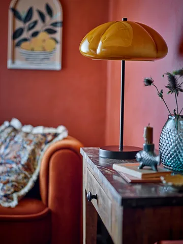 Kinoko επιτραπέζιο φωτιστικό Ø30 εκ. - Κίτρινο - Bloomingville