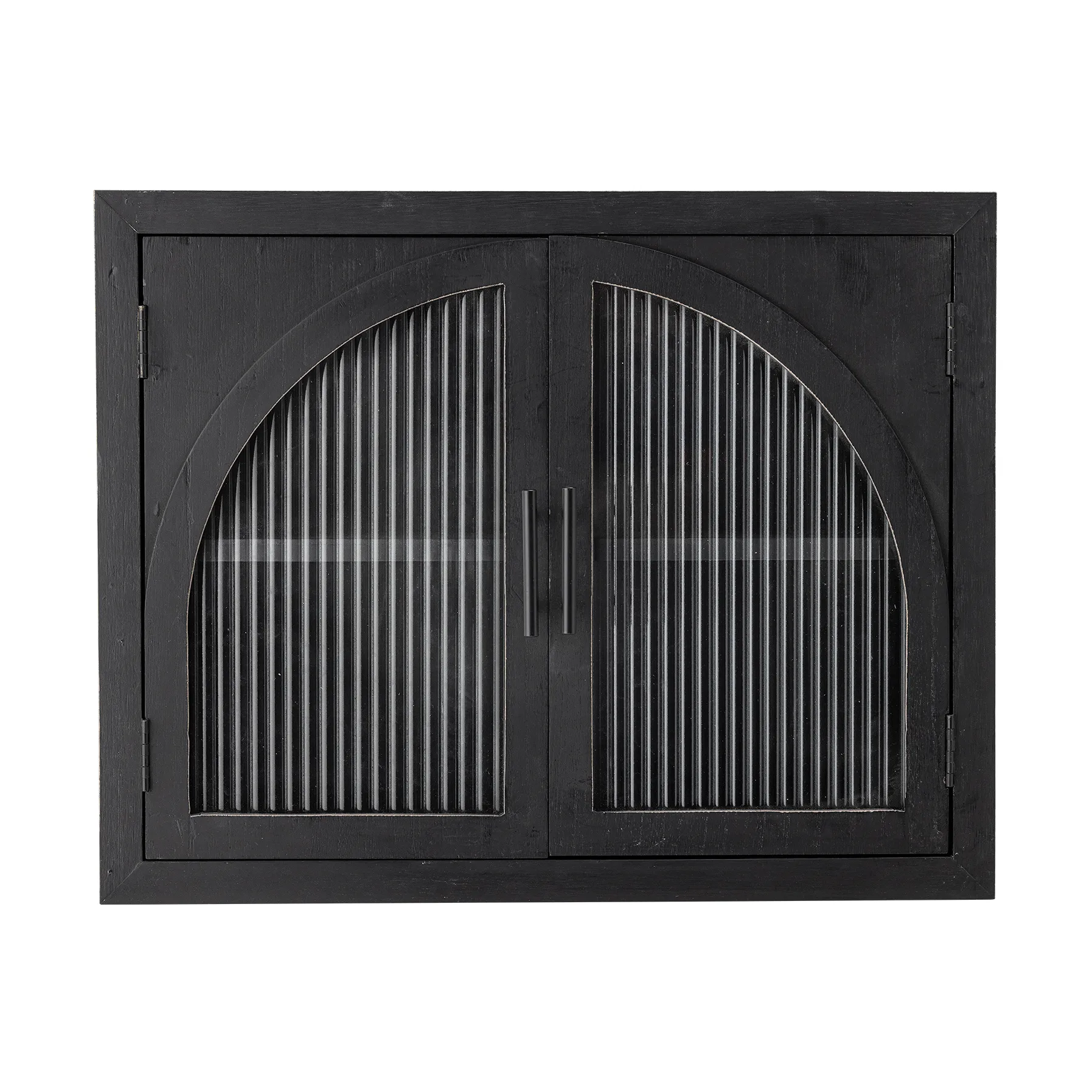 Ράφι τοίχου Lario 62x49x23 εκ., Μαύρο πεύκο Bloomingville