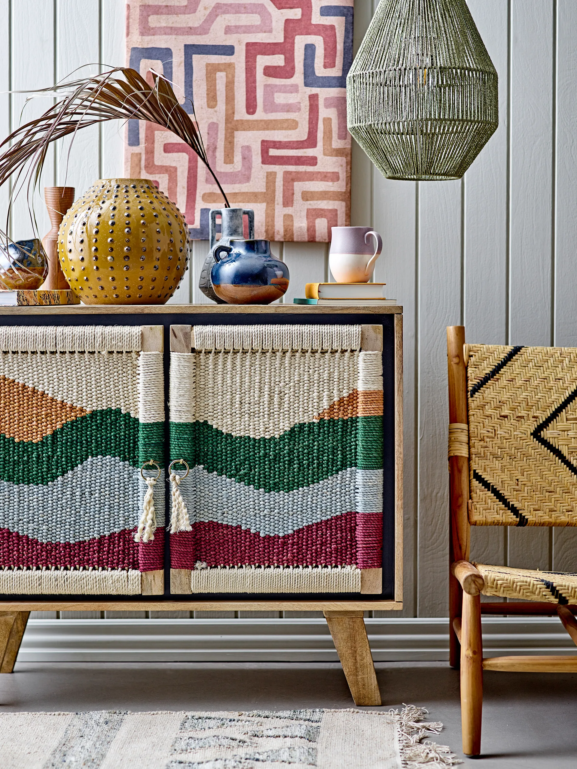 Πολυθρόνα Lennox, Φυσικό τίκ Bloomingville