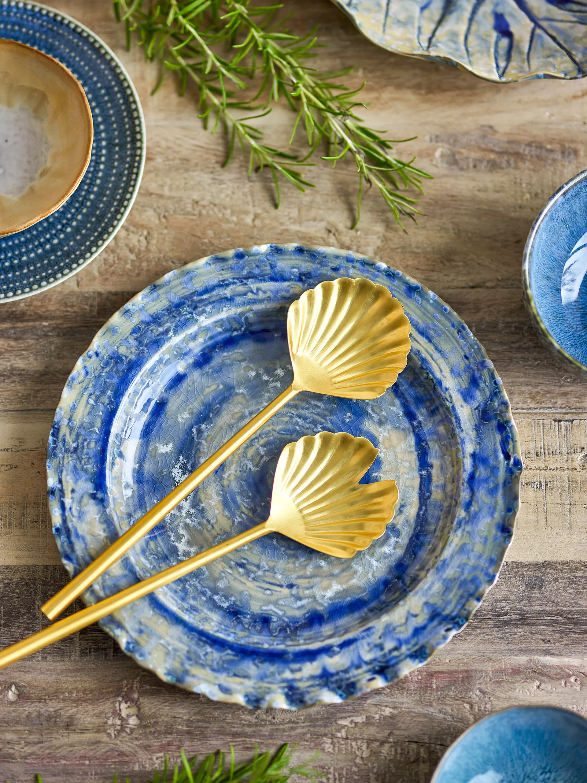 Loreta σαλατιέρες 2 τεμάχια, Χρυσό Bloomingville