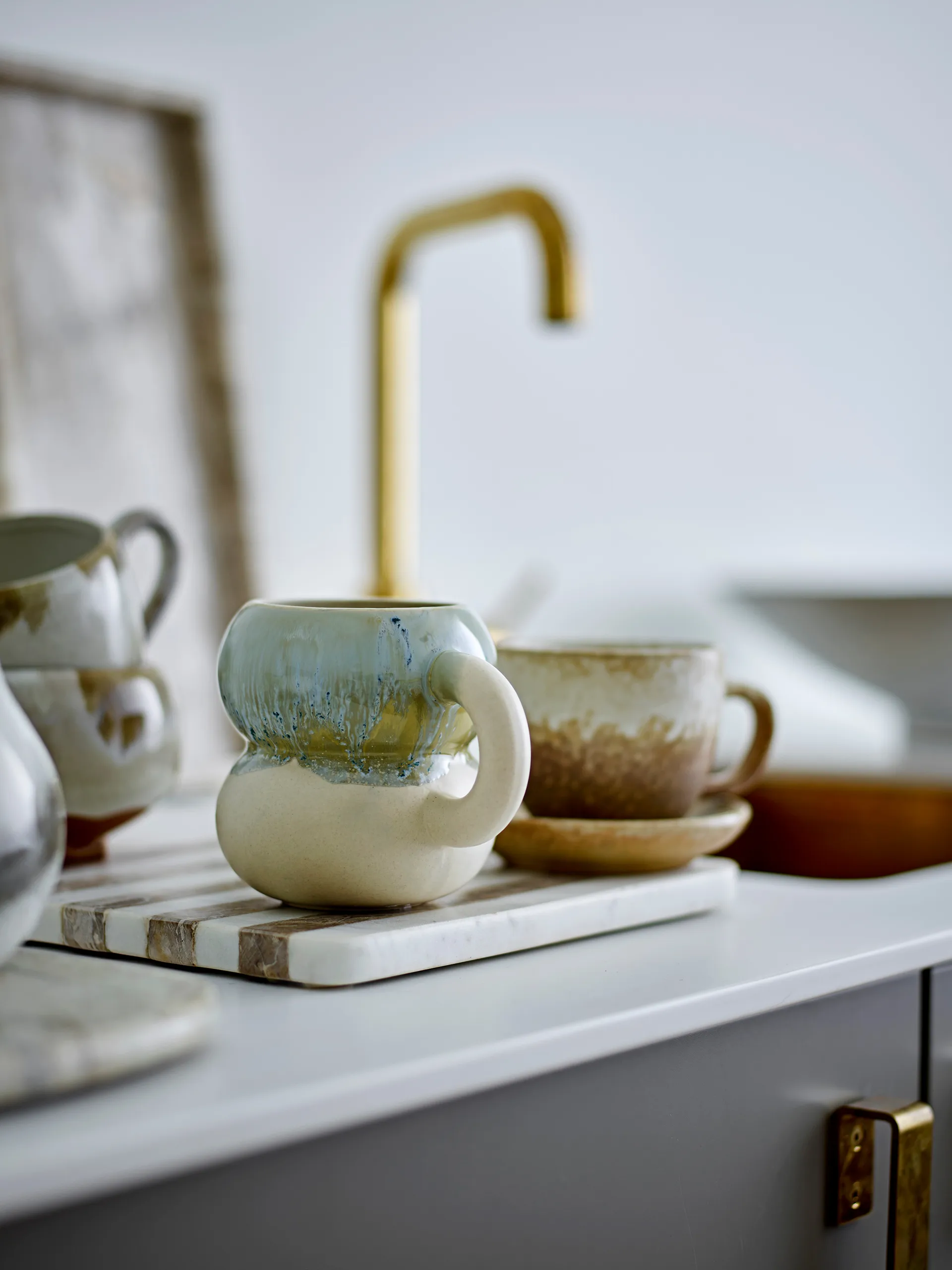 Luna φλιτζάνι 4 τεμ., Μπλε Bloomingville