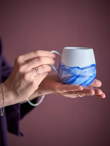 Lyre φλιτζάνι 4 τεμ. - Μπλε - Bloomingville