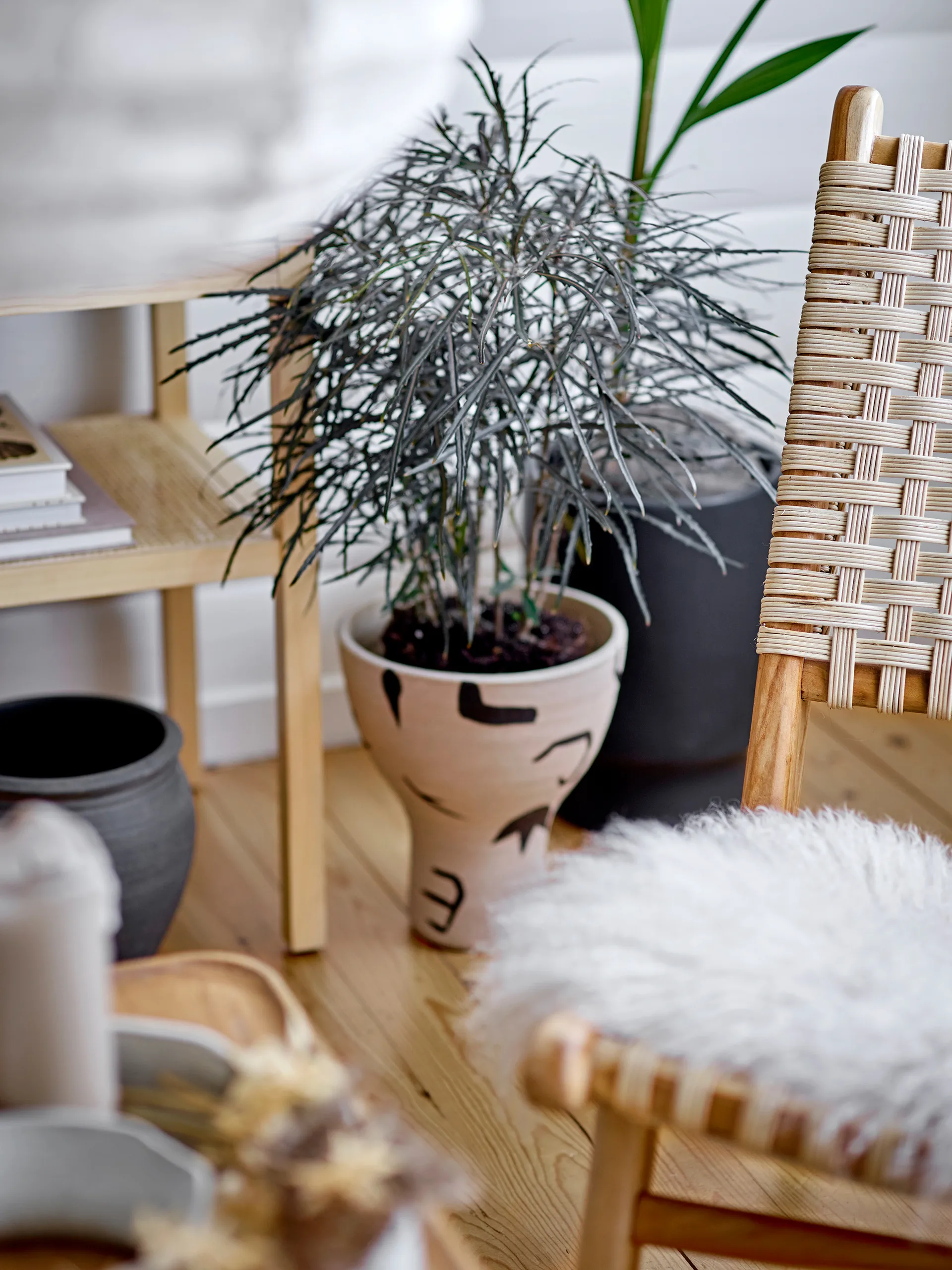 Mac γλάστρα Ø24,5 cm, Μαύρο Bloomingville