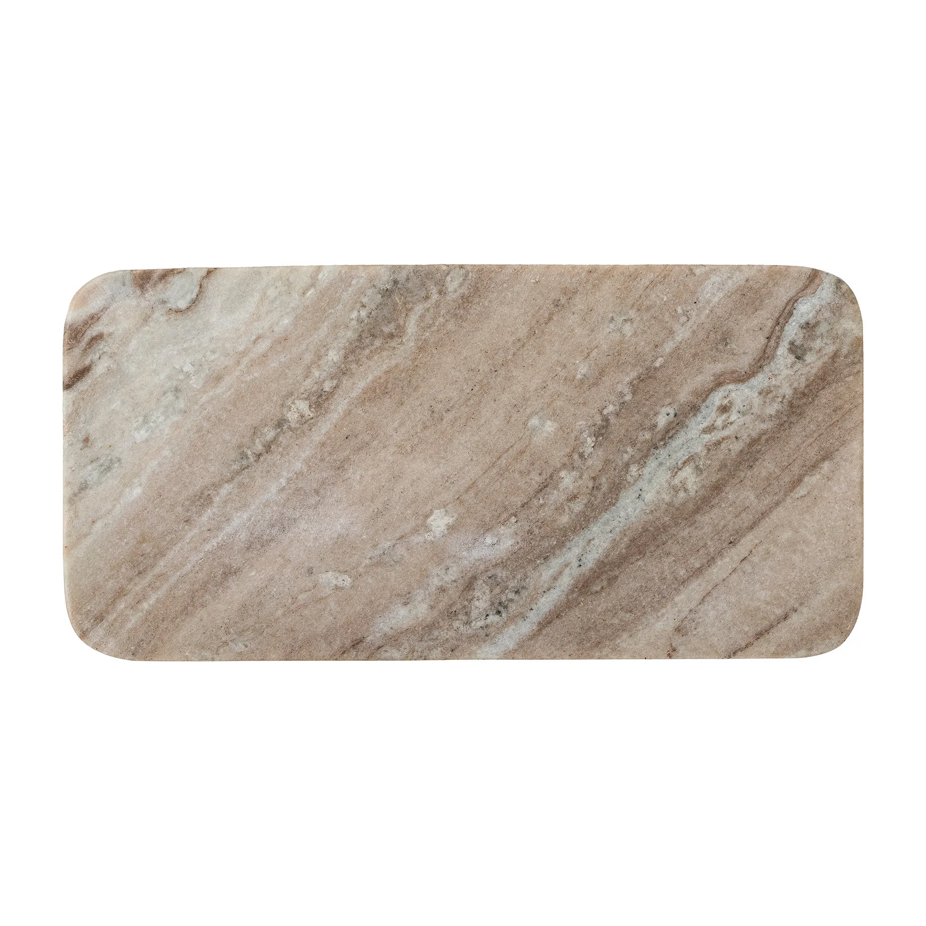 Δίσκος Manuela μαρμάρινος 15x30,5 cm, Καφέ Bloomingville