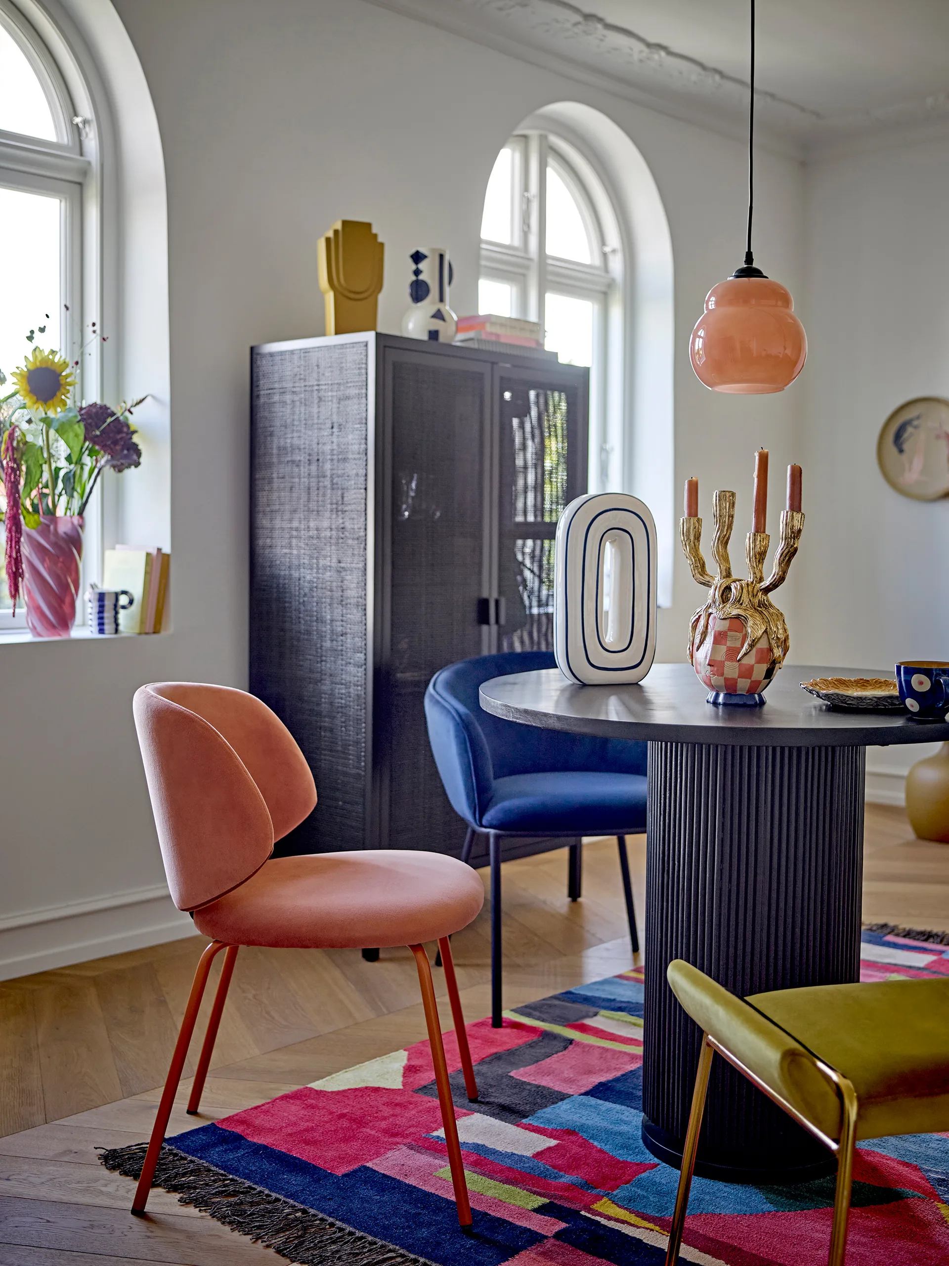 Marikka ντουλάπι 85x40x150 εκ, Black Bloomingville