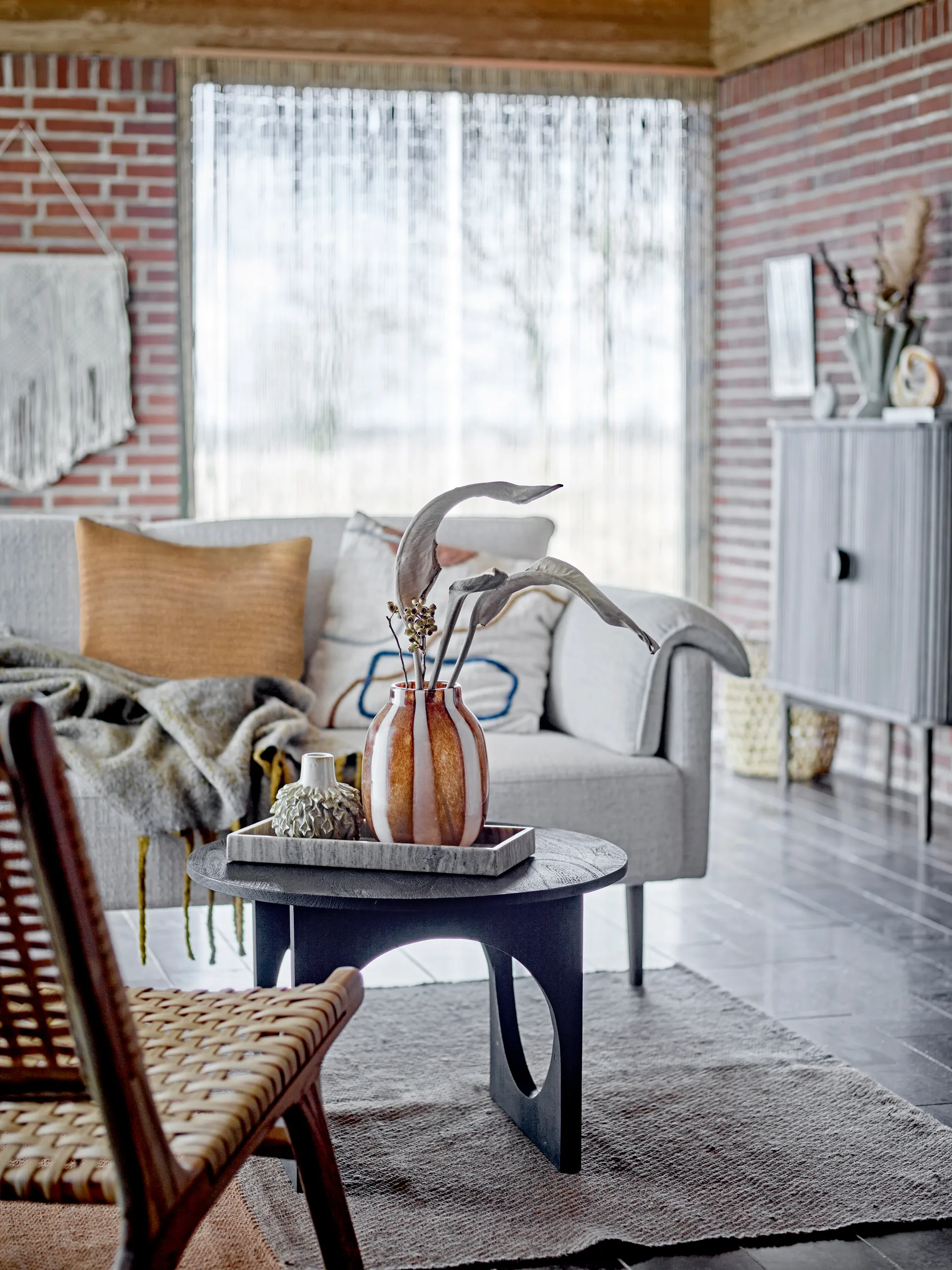 Βάζο Mayah, 23 εκ., Καφέ Bloomingville