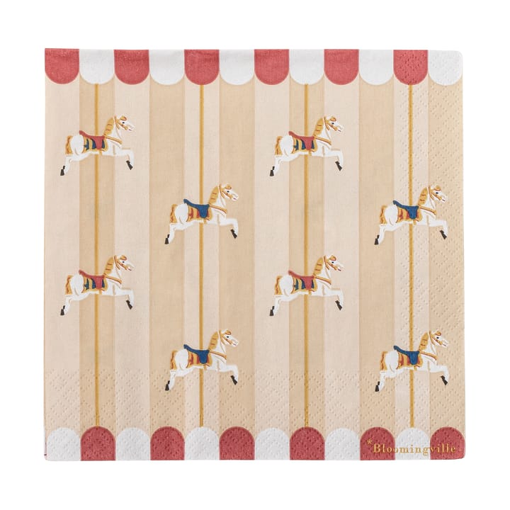 Merry-go-round σερβιέτα 33x33 εκ. 20 τεμάχια - Φύση - Bloomingville