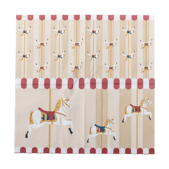 Merry-go-round σερβιέτα 33x33 εκ. 20 τεμάχια, Φύση Bloomingville