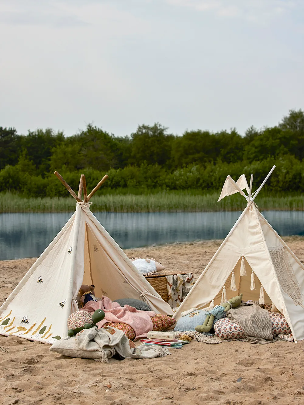 Σκηνή Millo Tipi 110x110x127 cm, Natur Bloomingville