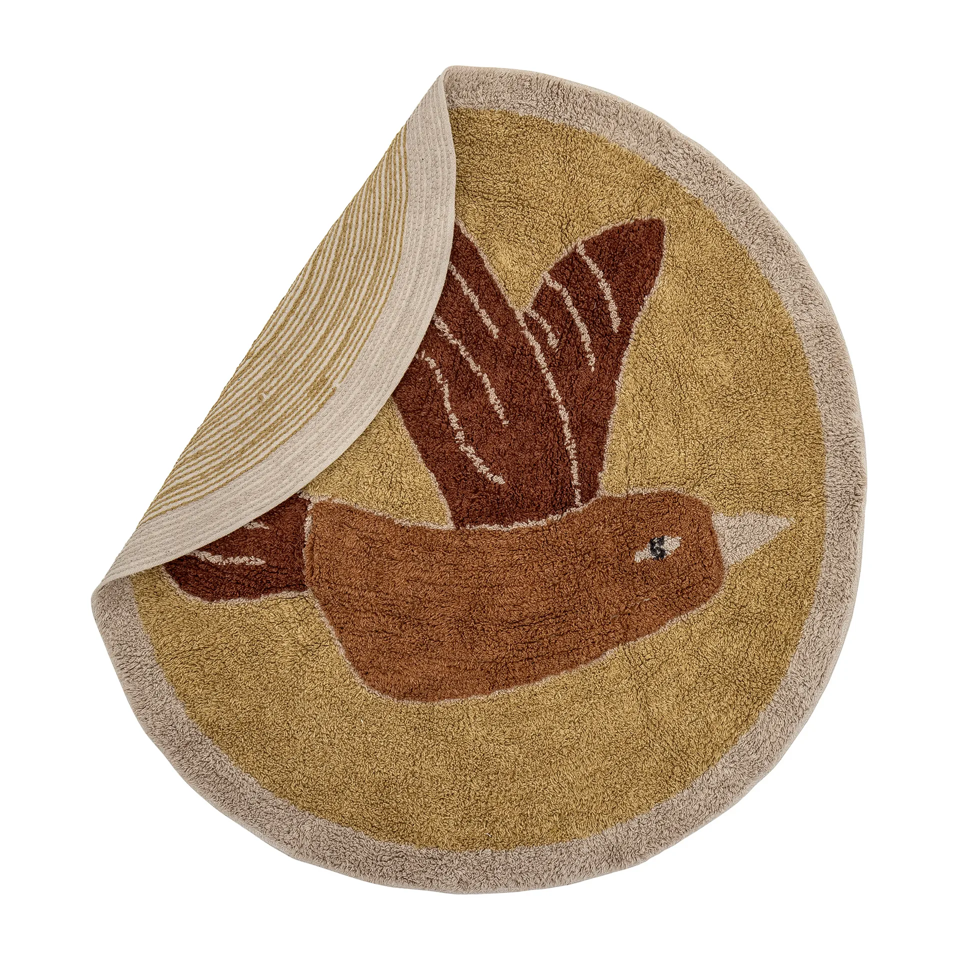 Χαλί Milou Ø90 εκατοστά, Πουλί Bloomingville