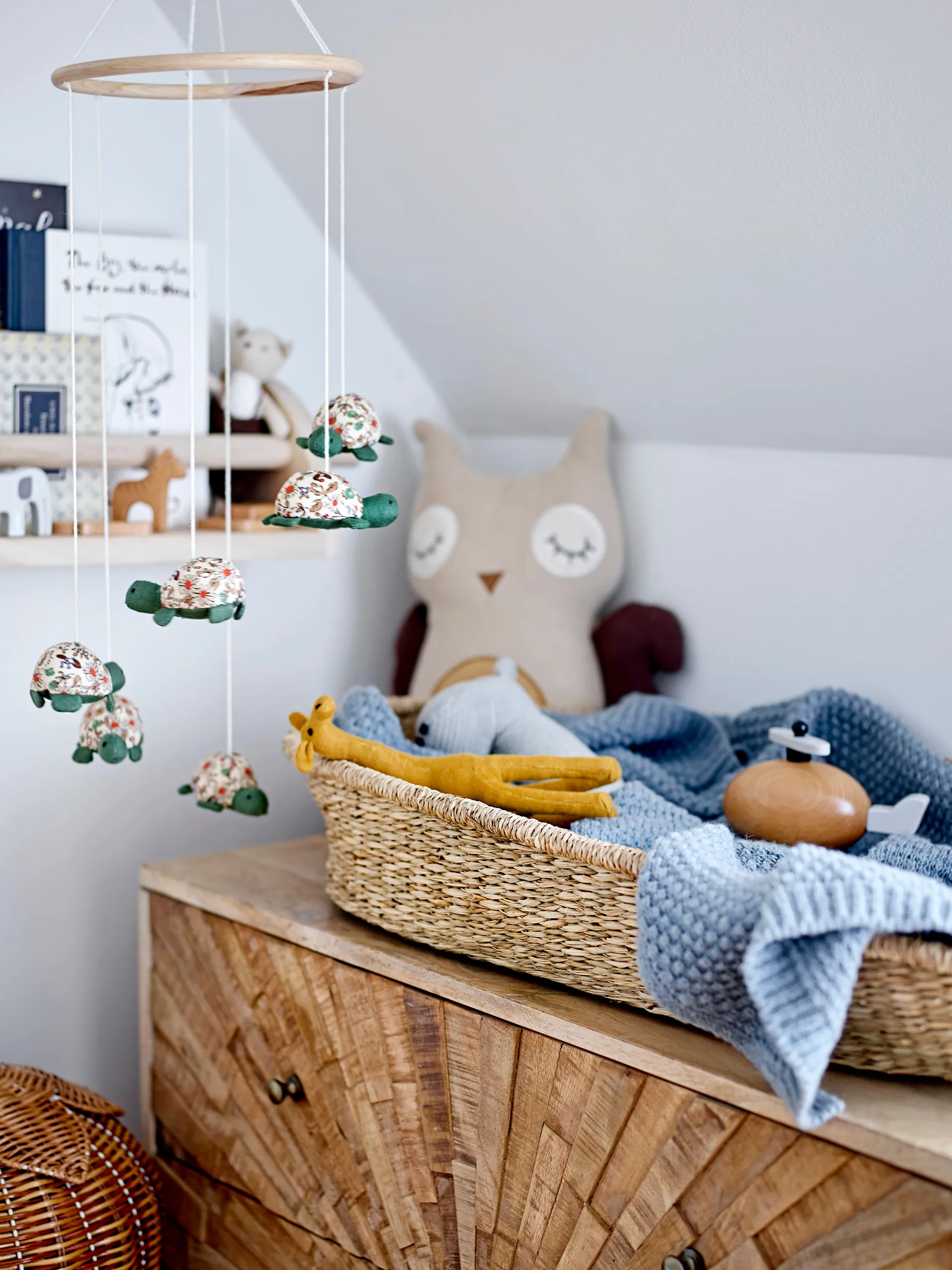 Ράφι τοίχου Mingus 14x60 εκ, Natur Bloomingville