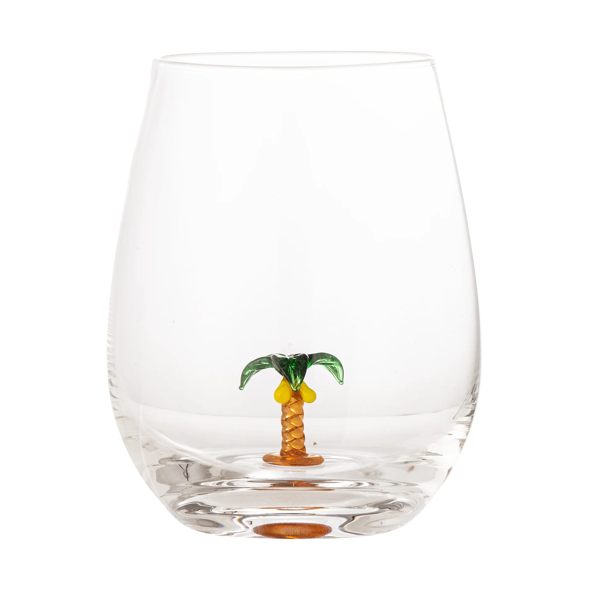 Ποτήρι Misa 56 cl, Clear-palm tree Bloomingville