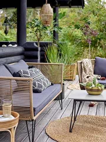 Mundo τραπεζάκι σαλονιού 55x55 εκ - Cement - Bloomingville