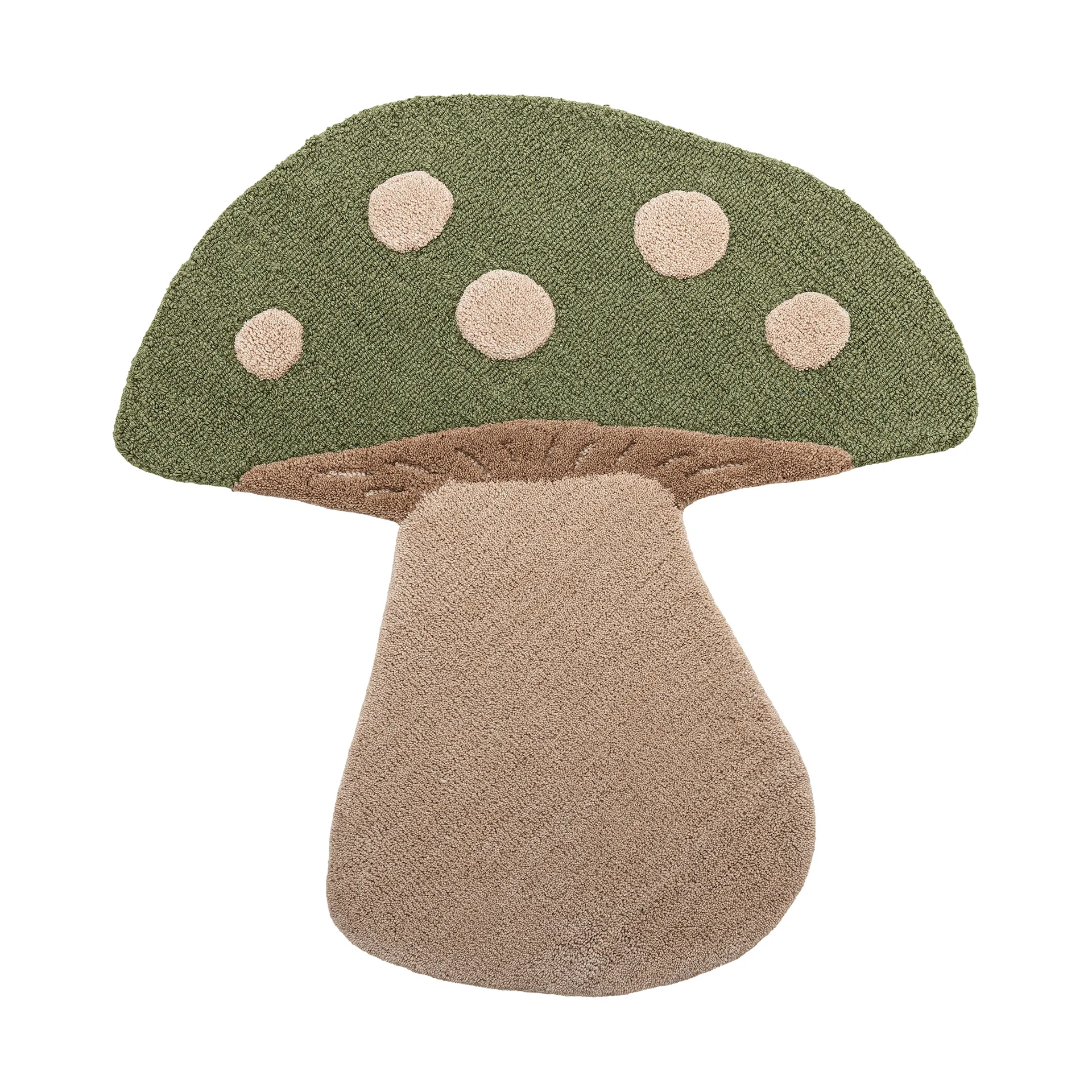 Mushroom χαλί, Πράσινο, μαλλί Bloomingville