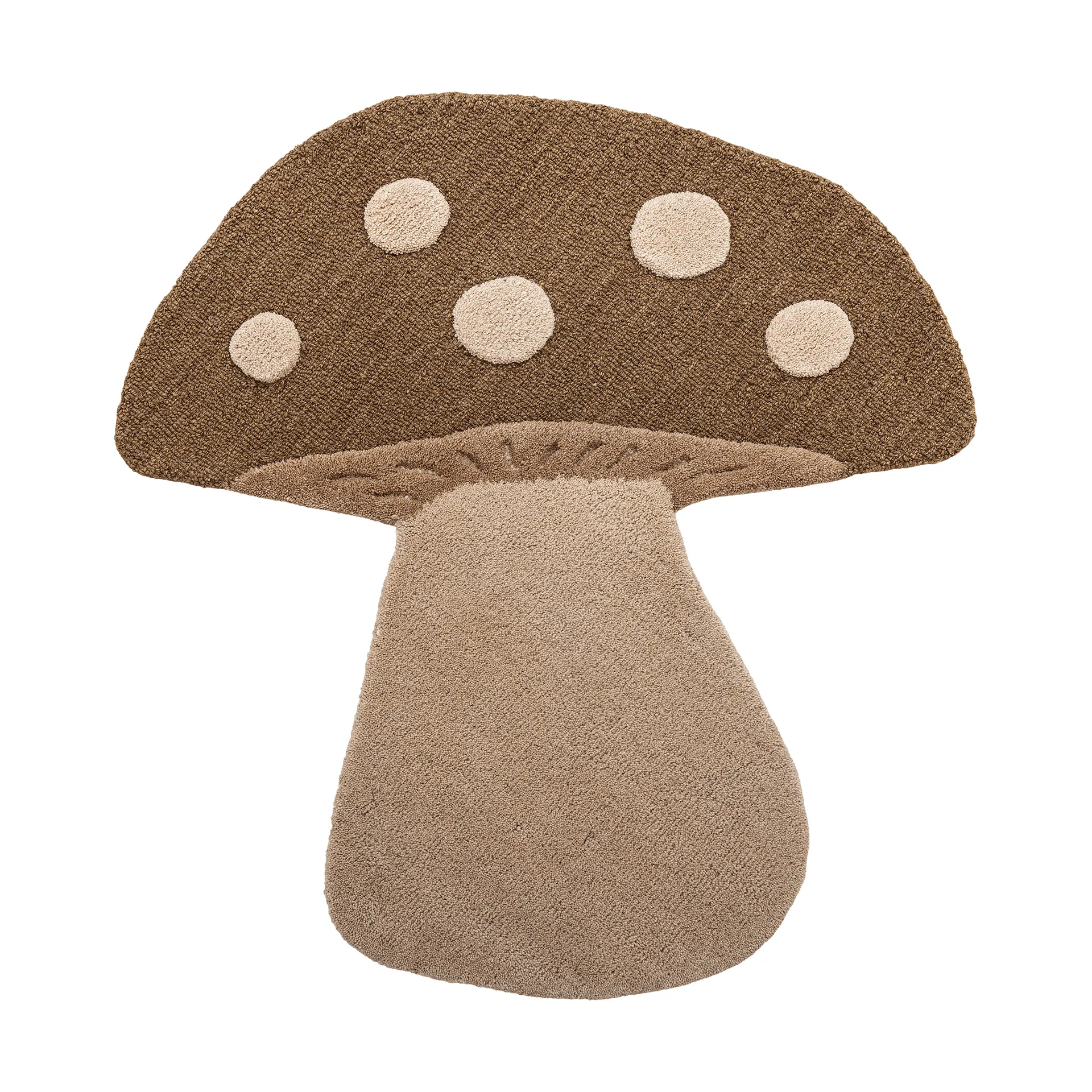 Mushroom χαλί, Καφέ, μαλλί Bloomingville