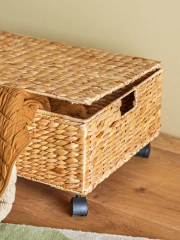 Καλάθι αποθήκευσης Nelas με καπάκι 63x40x26 εκ. - Natur - Bloomingville