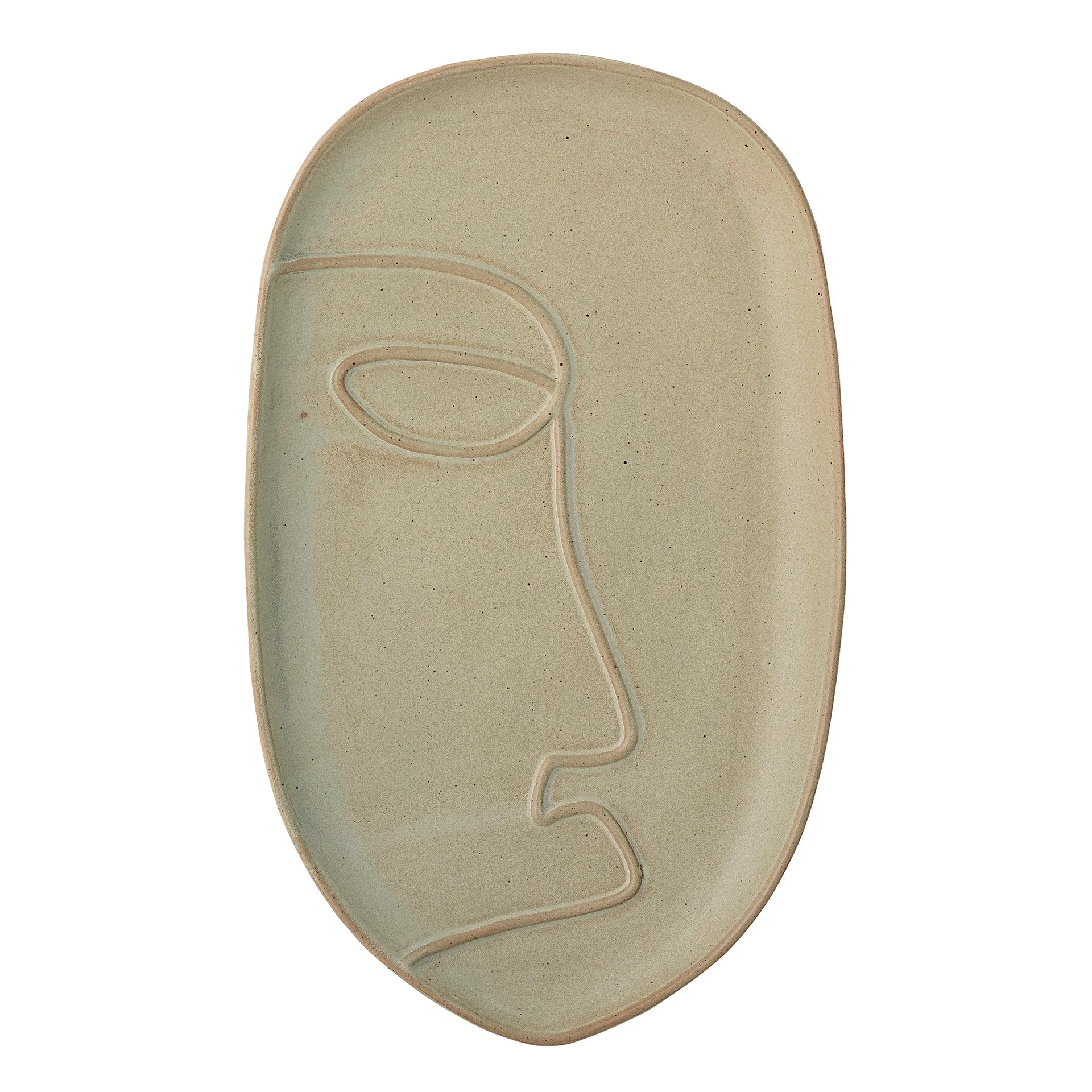 Ngan δίσκος 18,5x30 cm, πράσινο Bloomingville