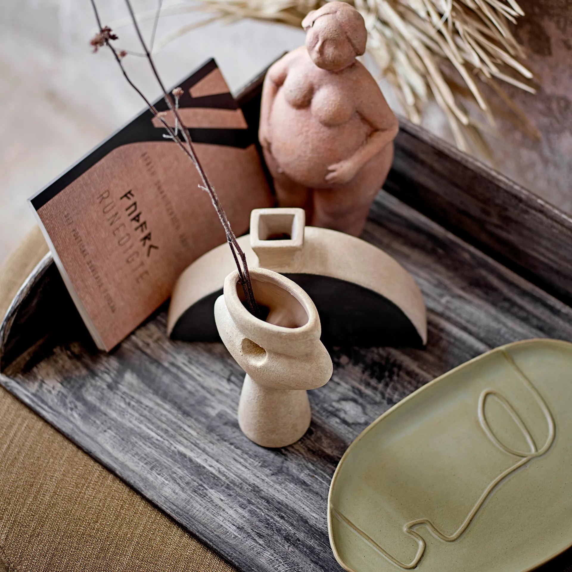 Ngoie βάζο 17 cm, φύση Bloomingville