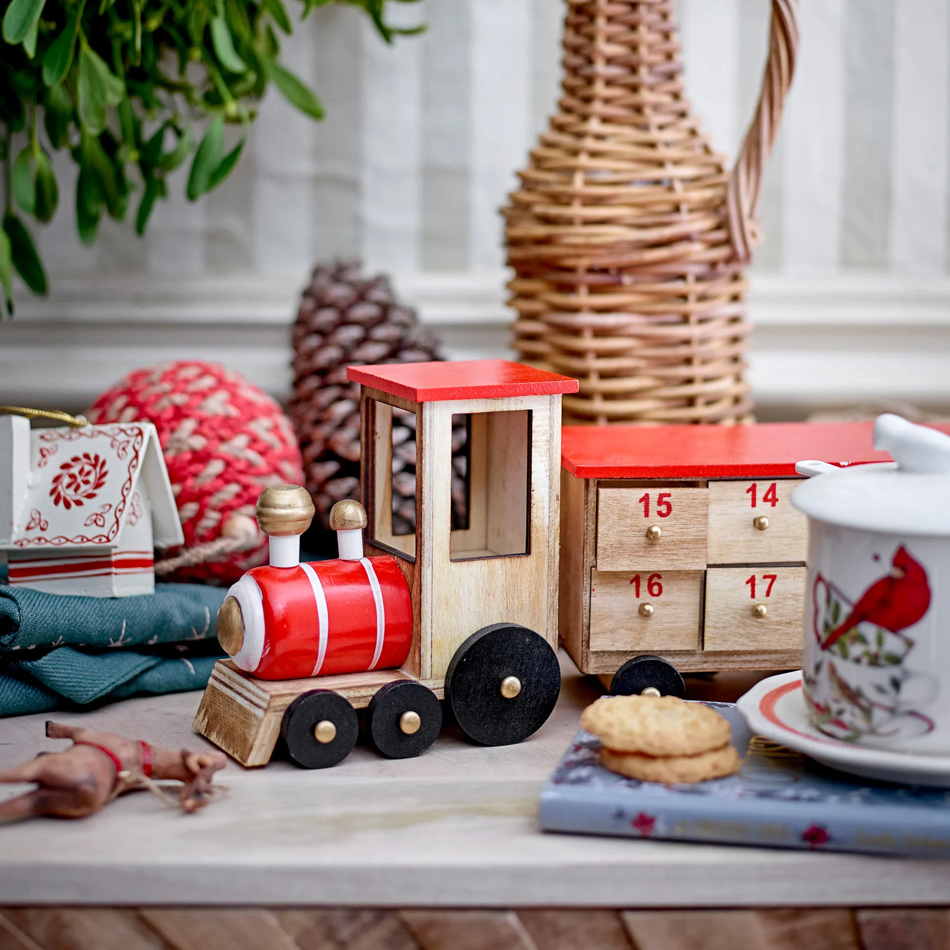 Τρένο-ημερολόγιο ως τα Χριστούγεννα, Paulownia, πολύχρωμη Bloomingville