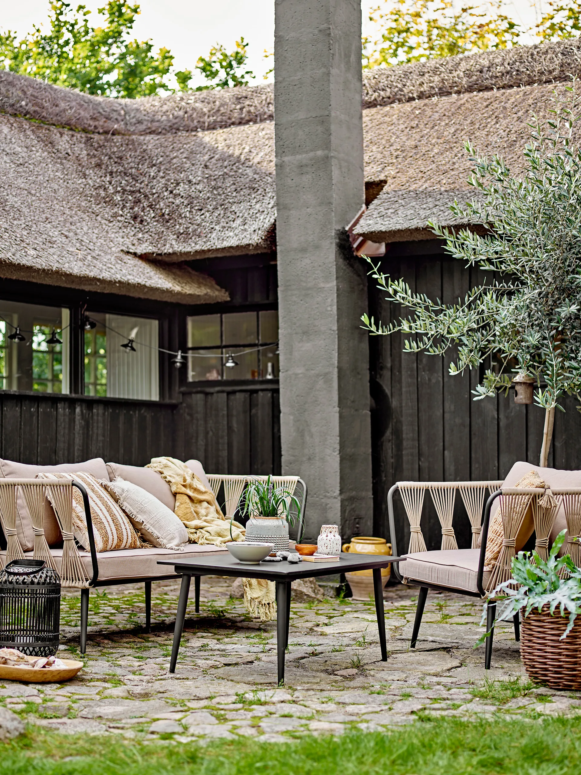 Pavone καρέκλα καθιστικού, Brown Bloomingville