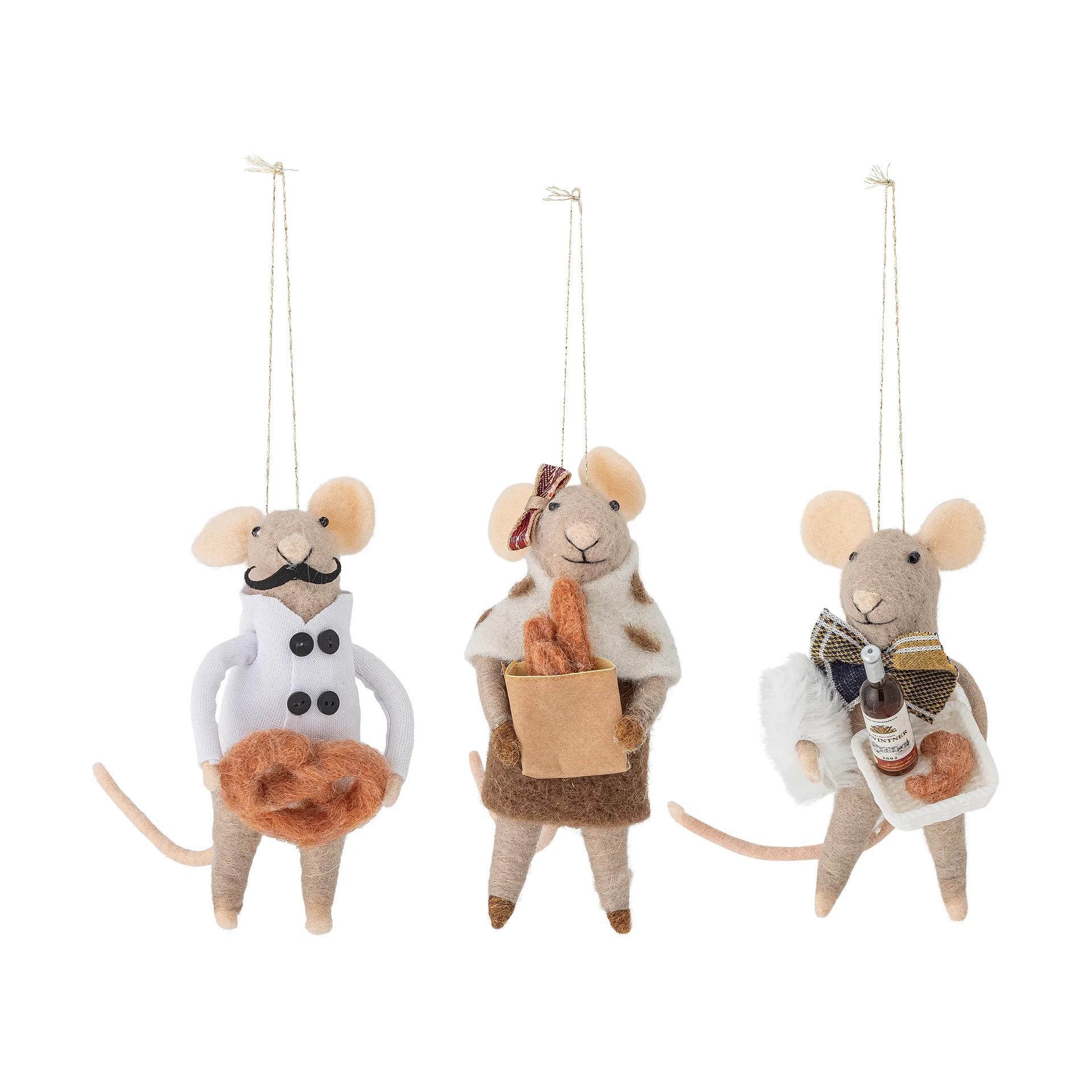 Peo στολίδι χριστουγεννιάτικου δέντρου 3 τεμάχια, Φύση Bloomingville