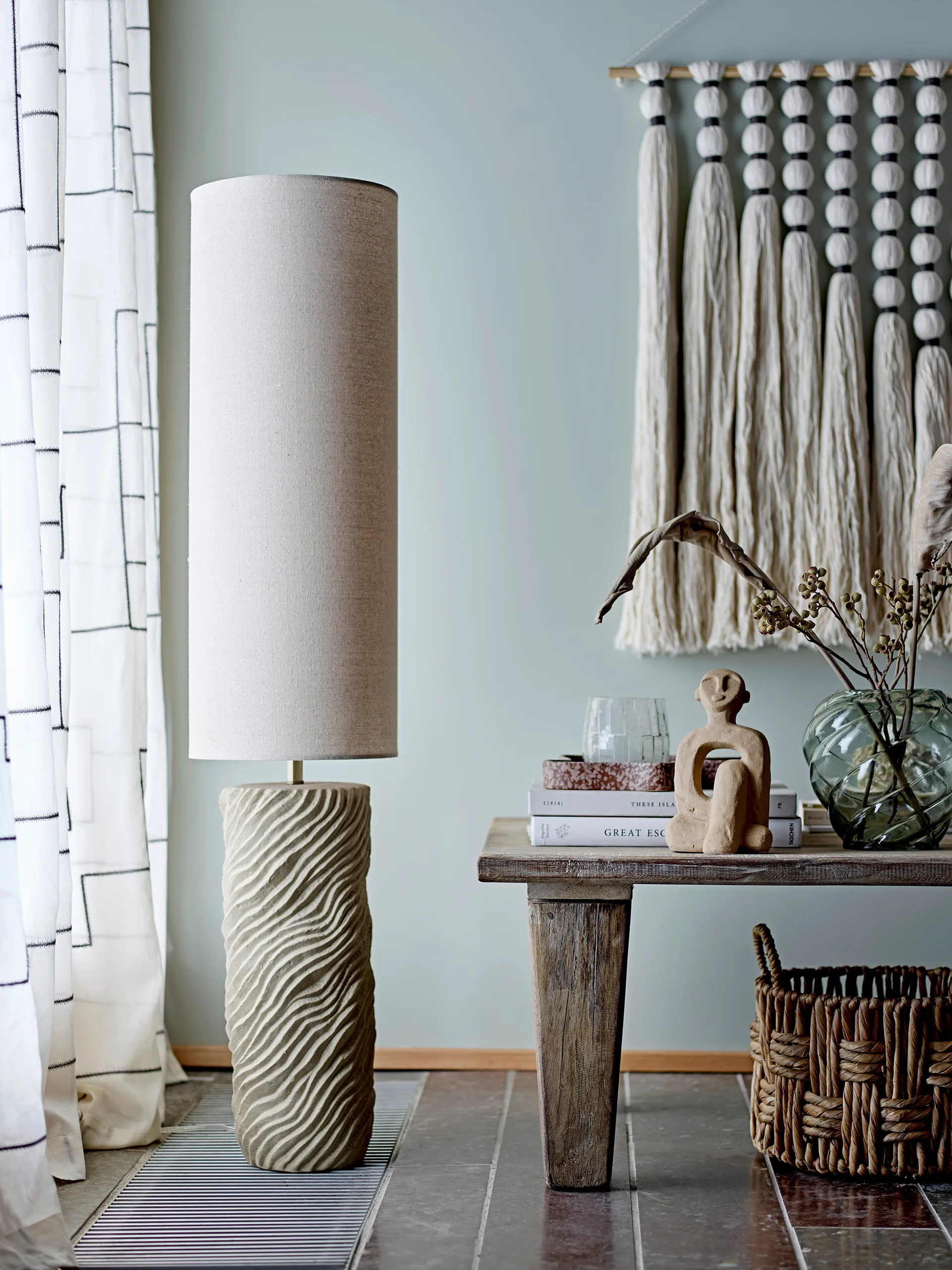 Αποθηκευτικό κουτί Pepita, με χερούλι 2 τεμ., Νερό υάκινθος Bloomingville