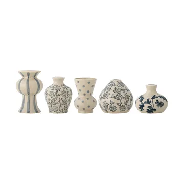 Quinto βάζο - Blue Stoneware, 5 τεμάχια - Bloomingville