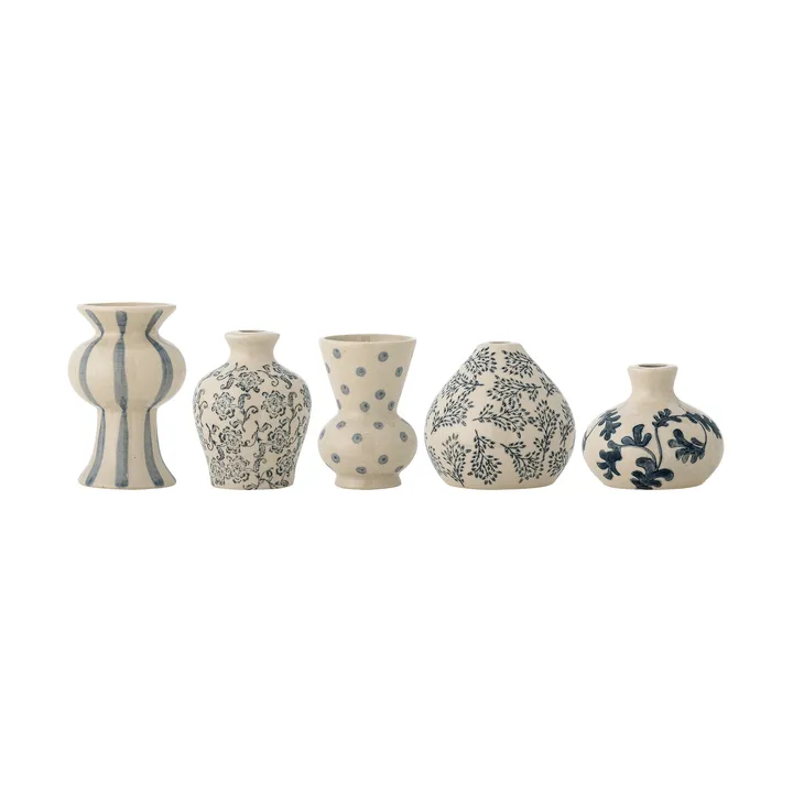 Quinto βάζο - Blue Stoneware, 5 τεμάχια - Bloomingville