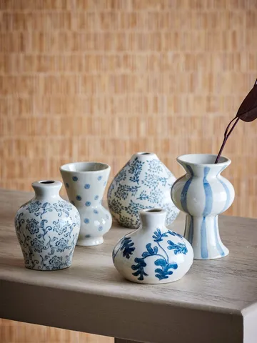 Quinto βάζο - Blue Stoneware, 5 τεμάχια - Bloomingville