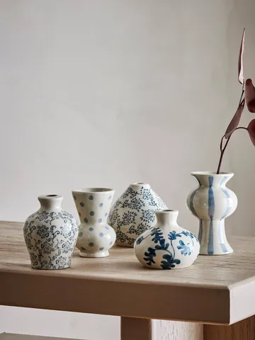 Quinto βάζο - Blue Stoneware, 5 τεμάχια - Bloomingville