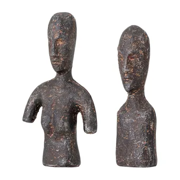 Rhea διακόσμηση 2 τεμάχια - Καφέ - Bloomingville