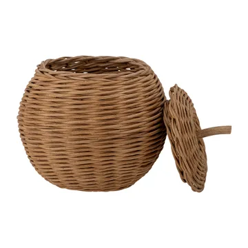 Rosette καλάθι αποθήκευσης με καπάκι Ø18 cm - Καφέ - Bloomingville
