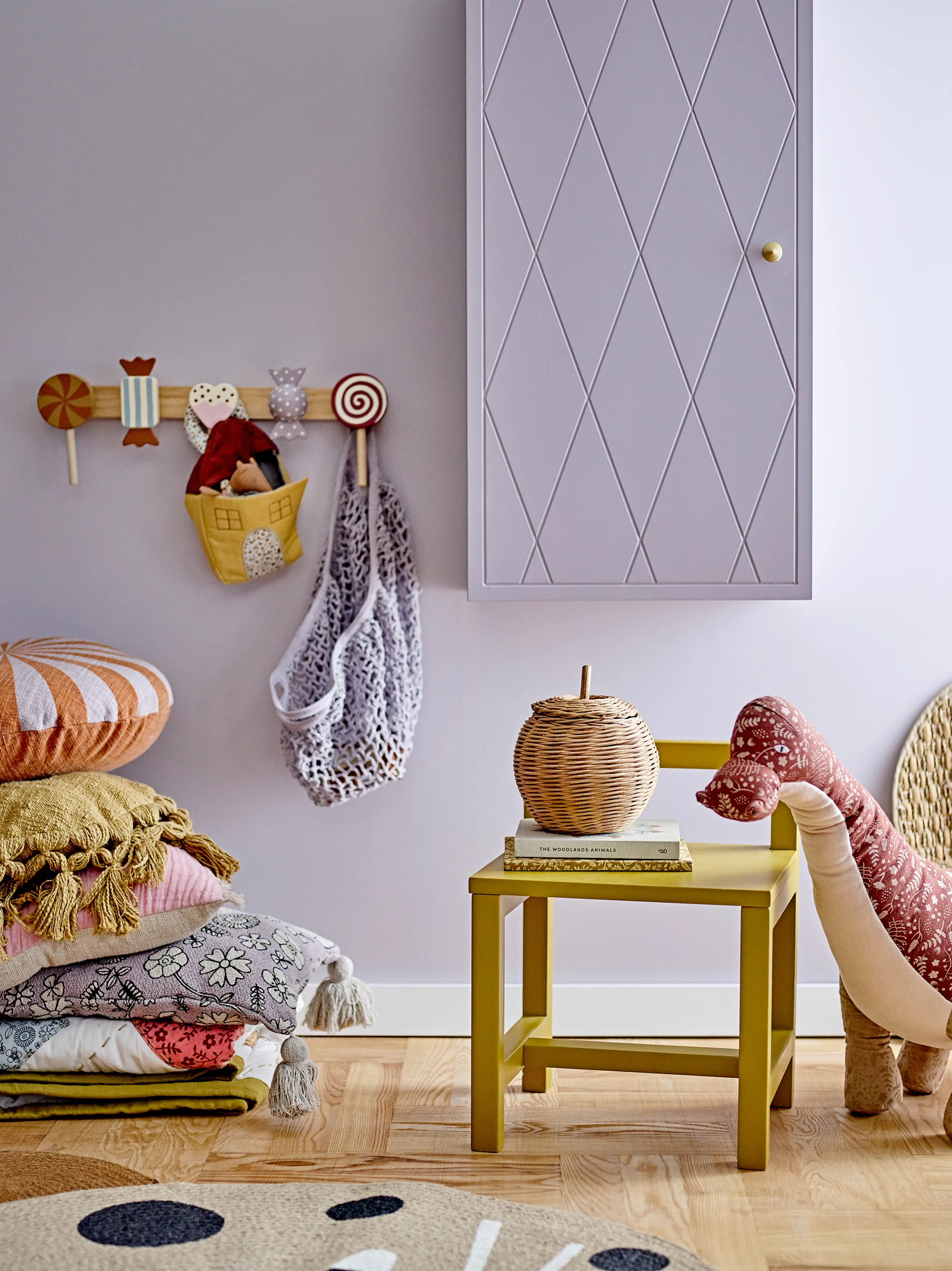 Rudy κρεμάστρα 42 cm, Καφέ-πολύχρωμο Bloomingville