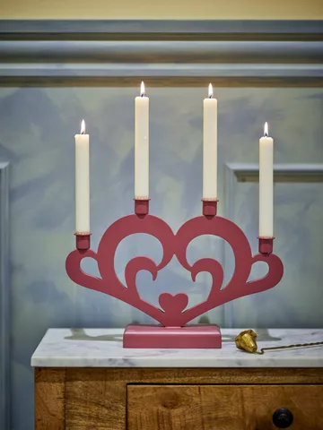 Salia επιτραπέζιο κηροπήγιο Advent - Κόκκινο, 36 εκ. - Bloomingville