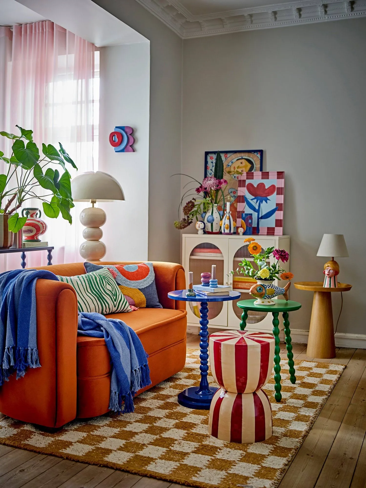 Τραπεζάκι Salino, Green, Ø41 εκ. Bloomingville