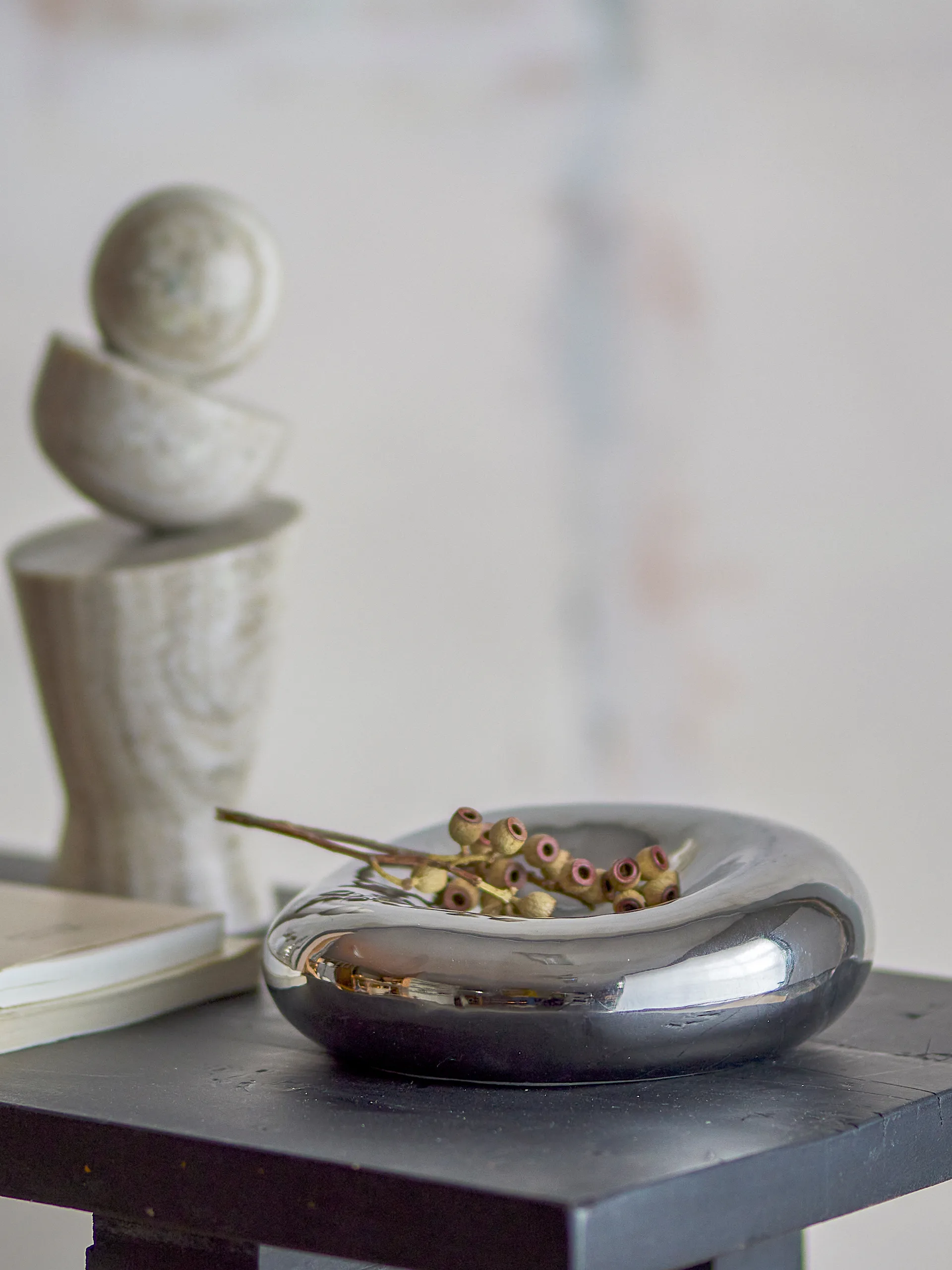 Shine διακοσμητικό μπολ Ø18 cm, Ασήμι Bloomingville