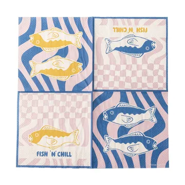 Sibelle μαρμάρινη σανίδα κοπής 30,5x22,5 εκ. - Μπλε - Bloomingville