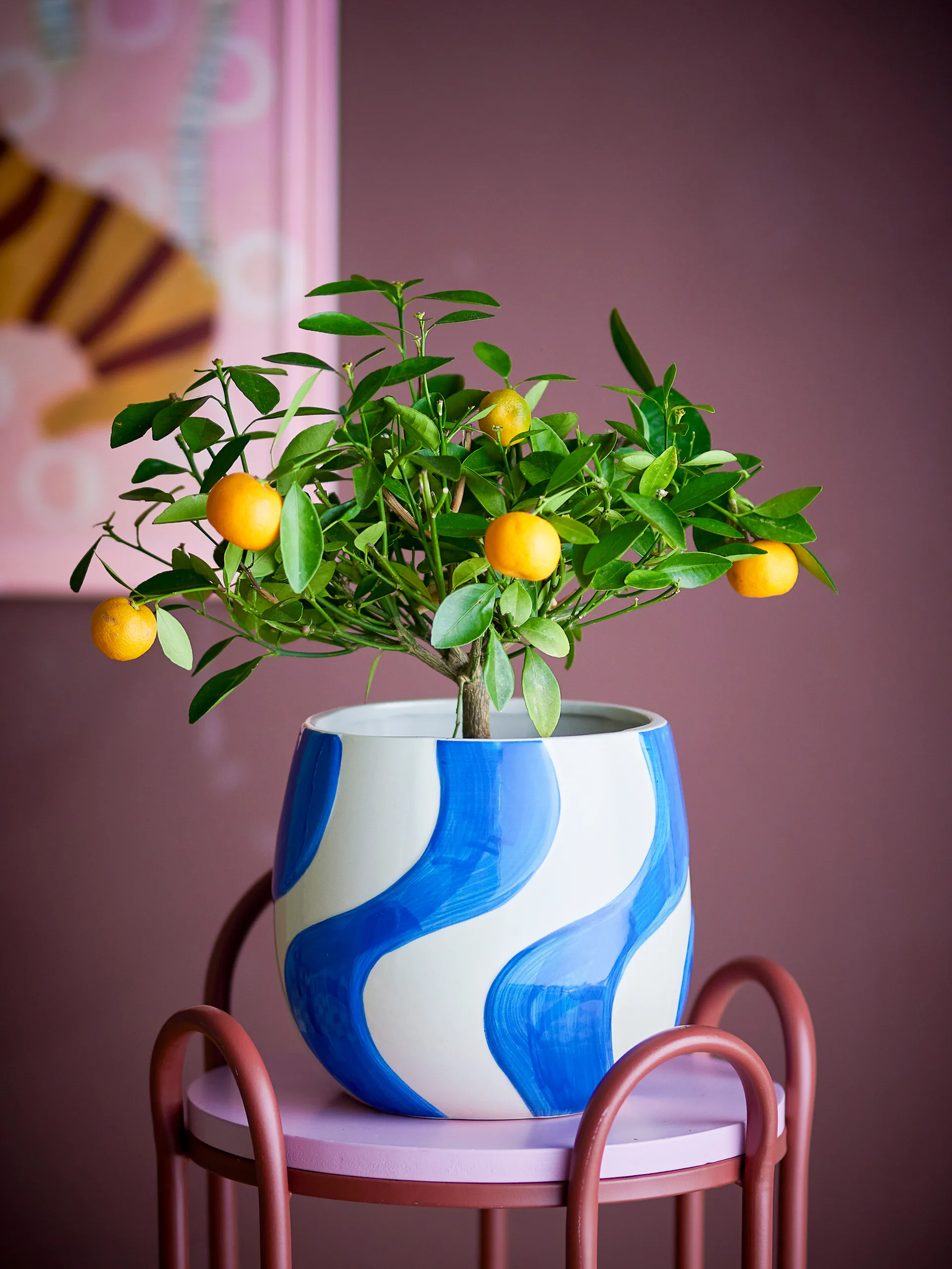 Silva επιτραπέζιο φωτιστικό Ø35 εκ., Μπλε Bloomingville